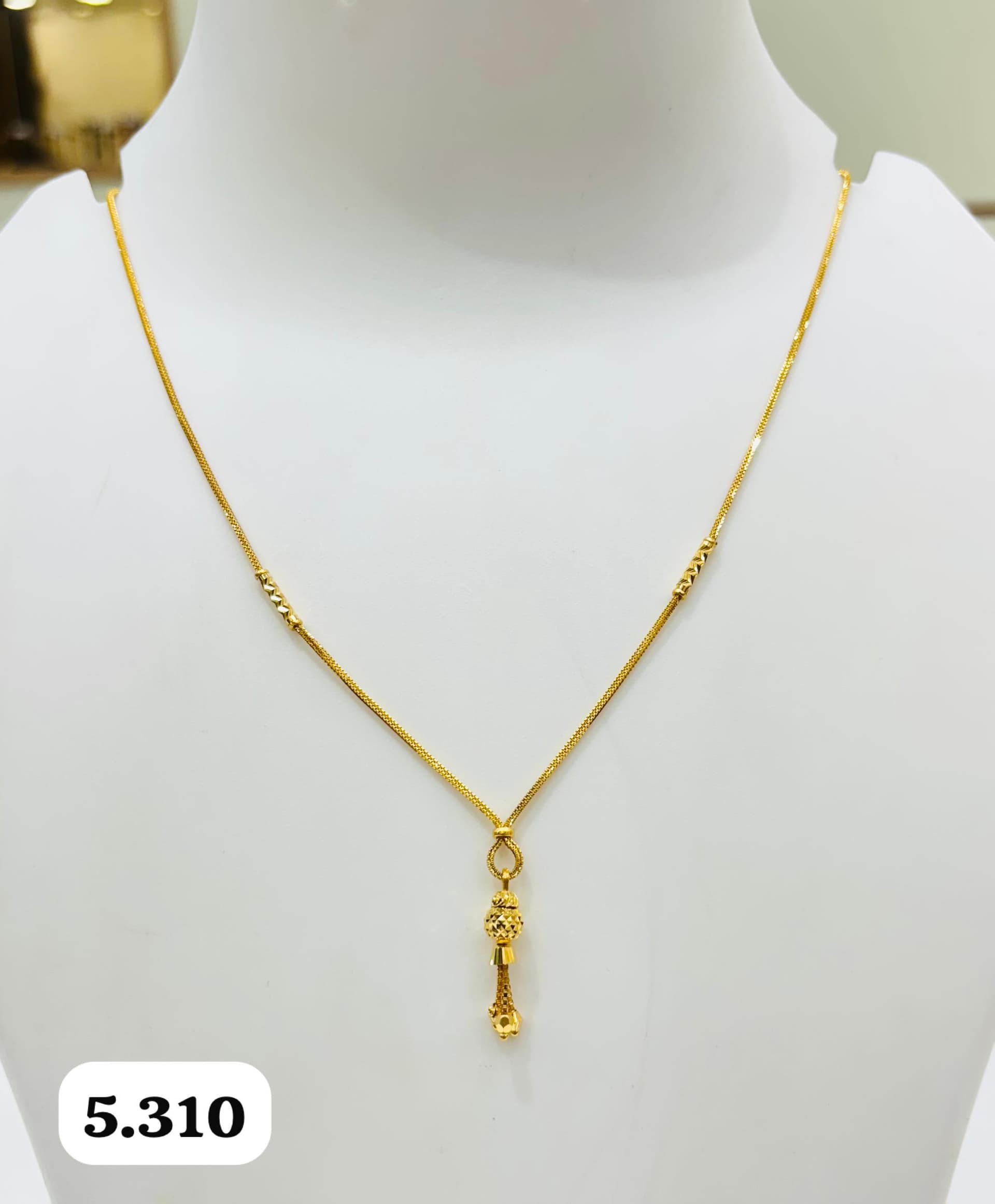 Gold Chain with Pendant