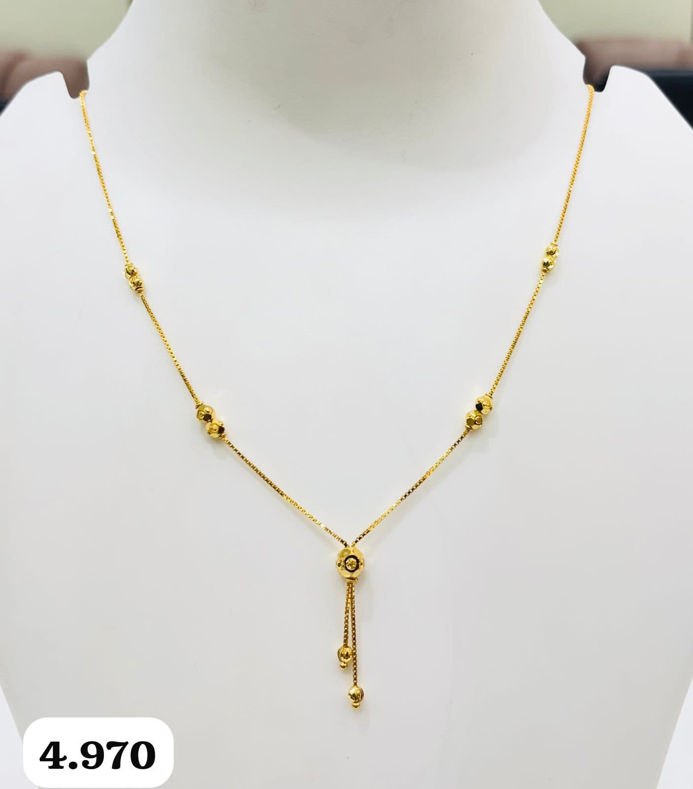 Gold Chain with Pendant
