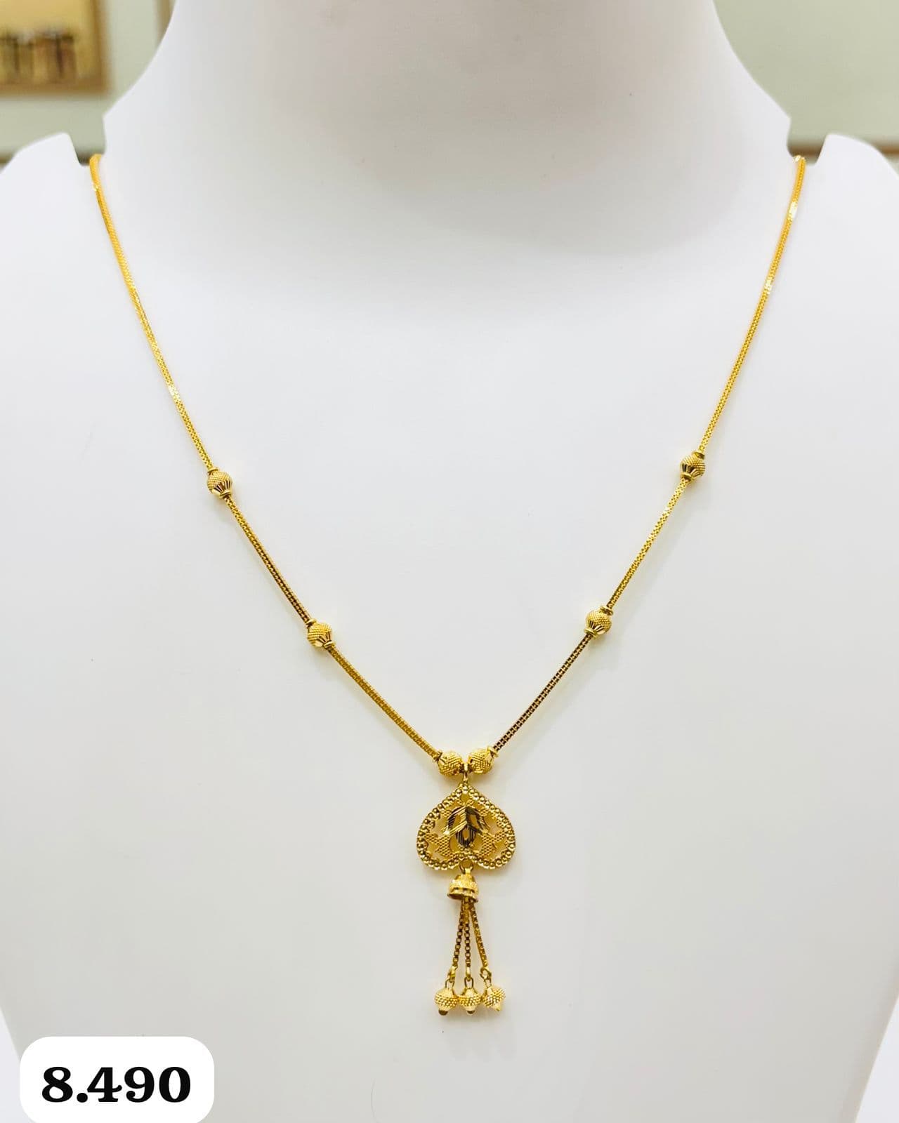 Gold Chain with Pendant