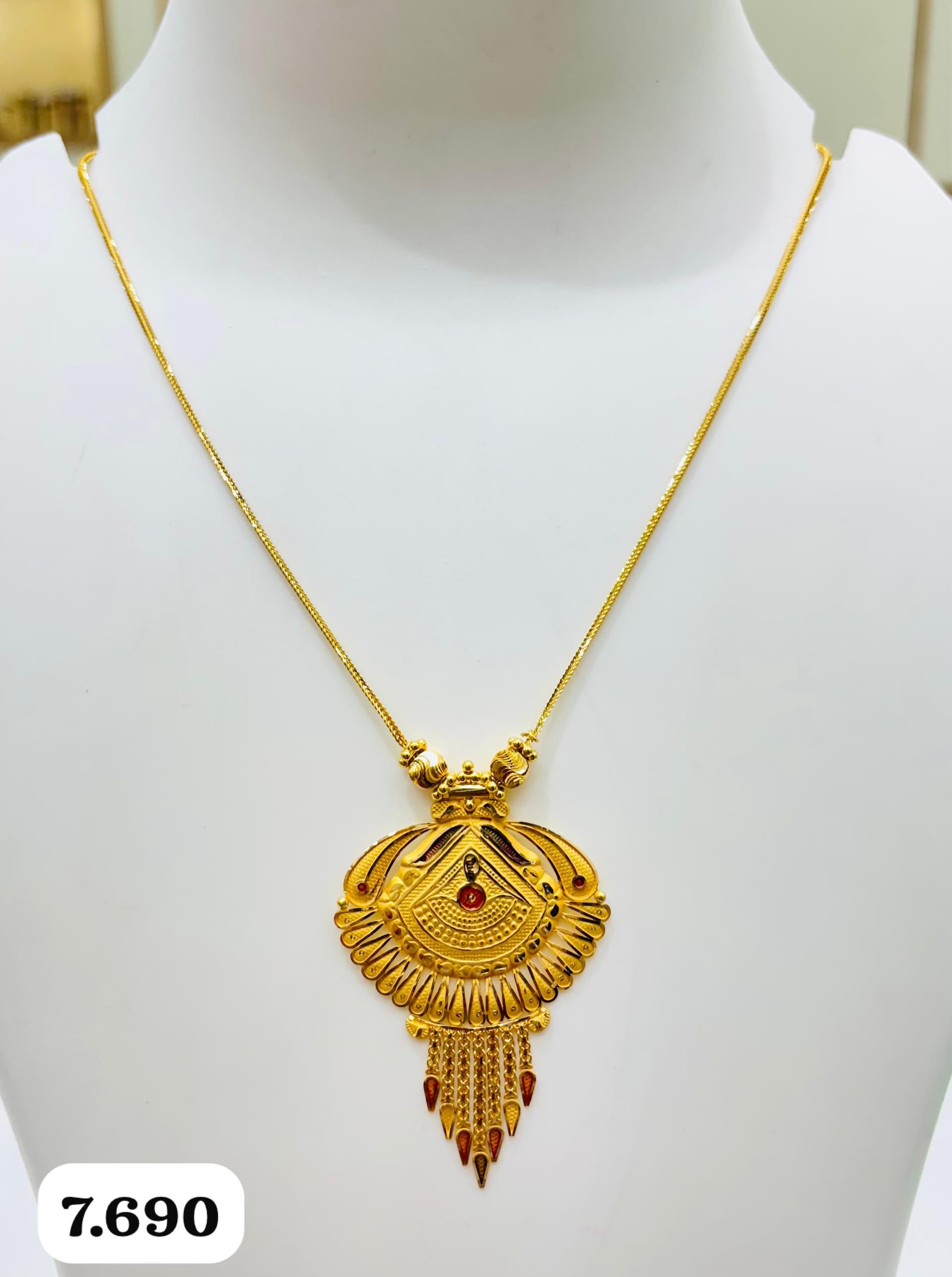 Gold Chain with Pendant