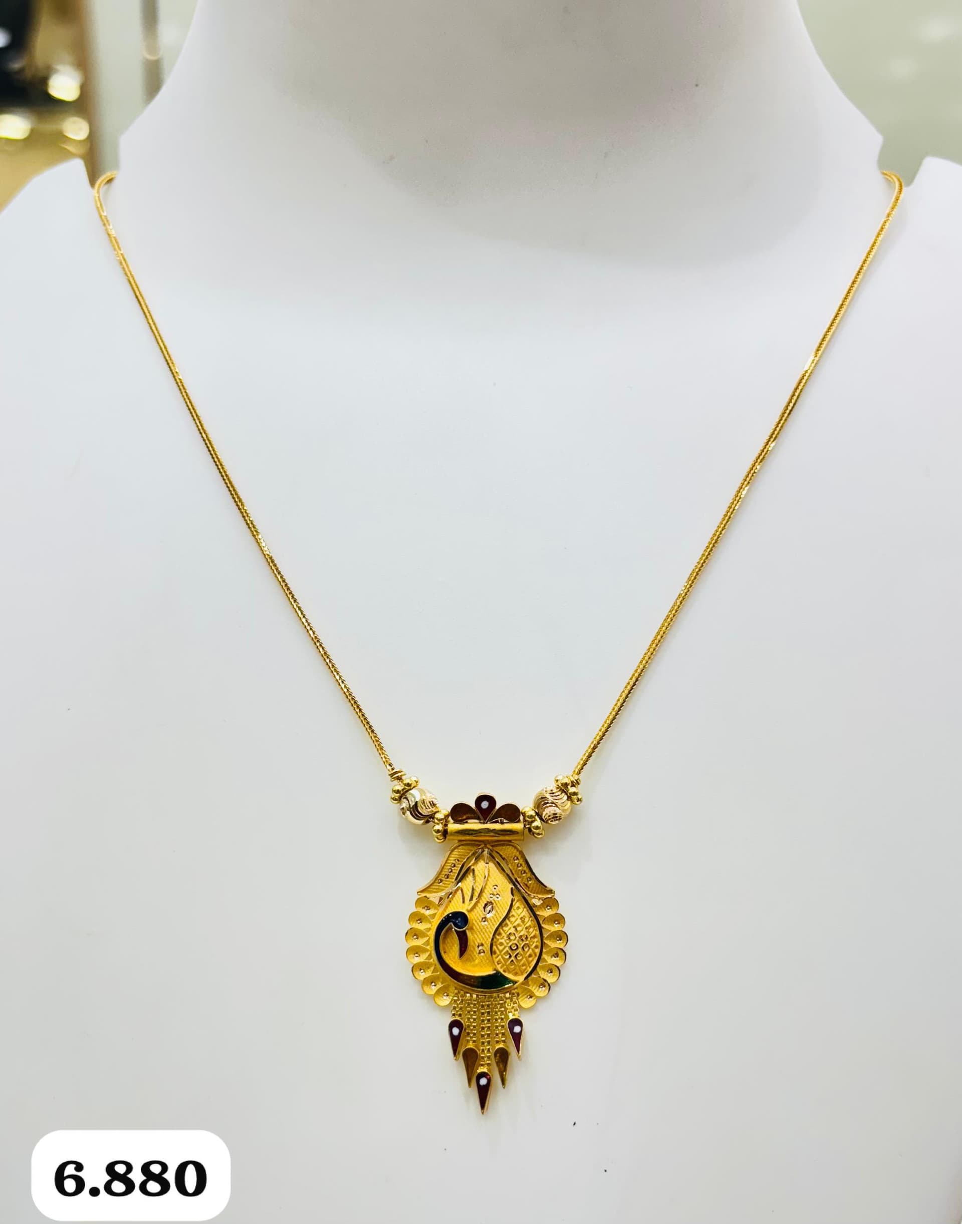 Gold Chain with Pendant