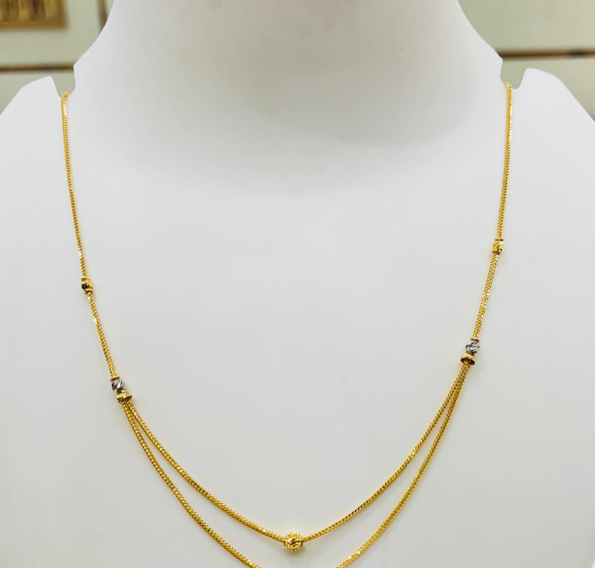 Dual Tone Ball Bead Chain