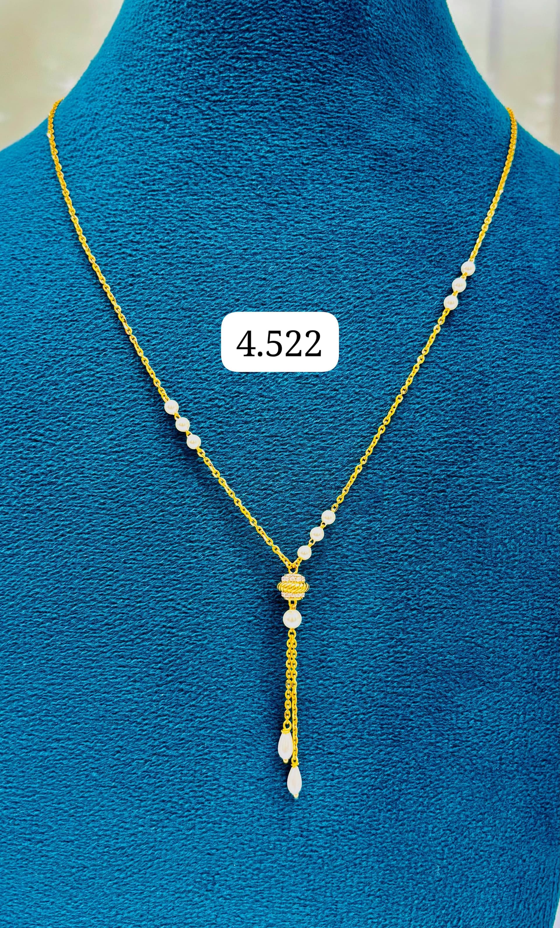 Diamond Station Y-Drop Chain