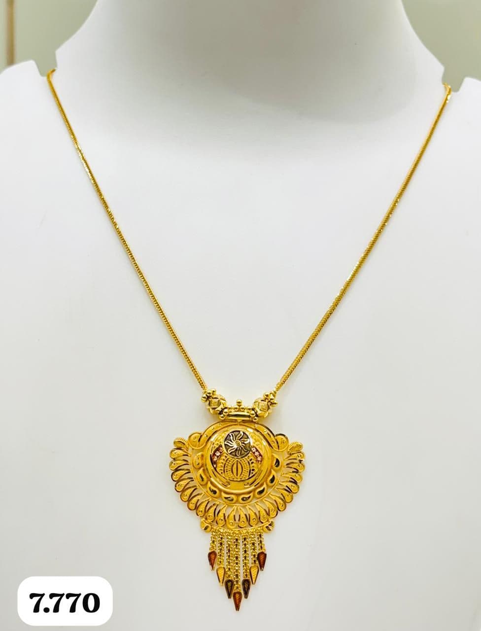 Gold Chain with Pendant