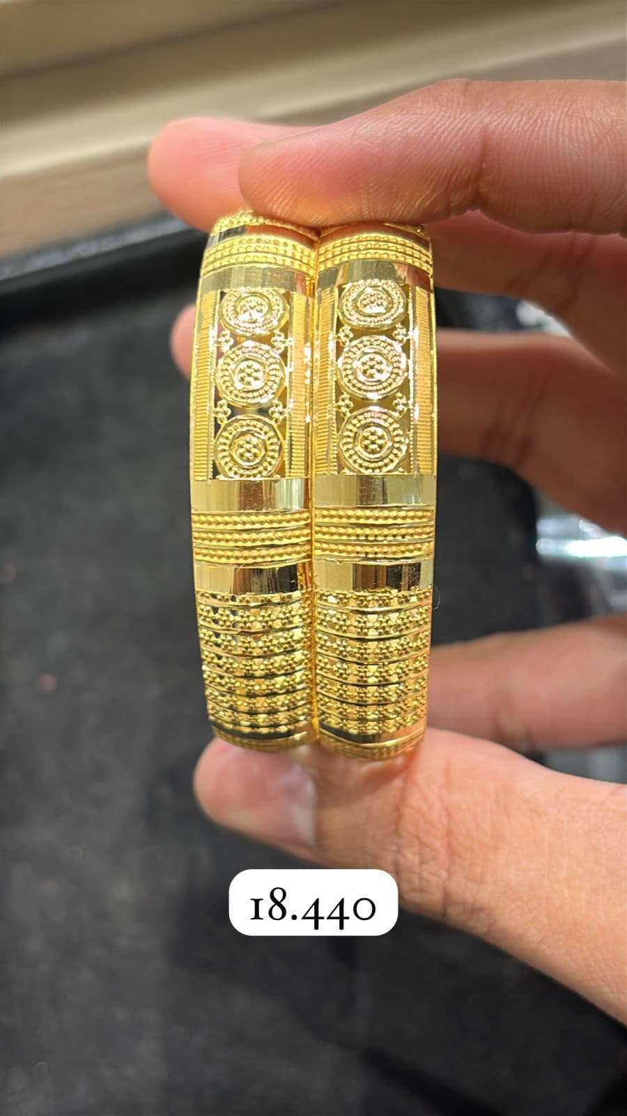 Gold Bangles (Pair)