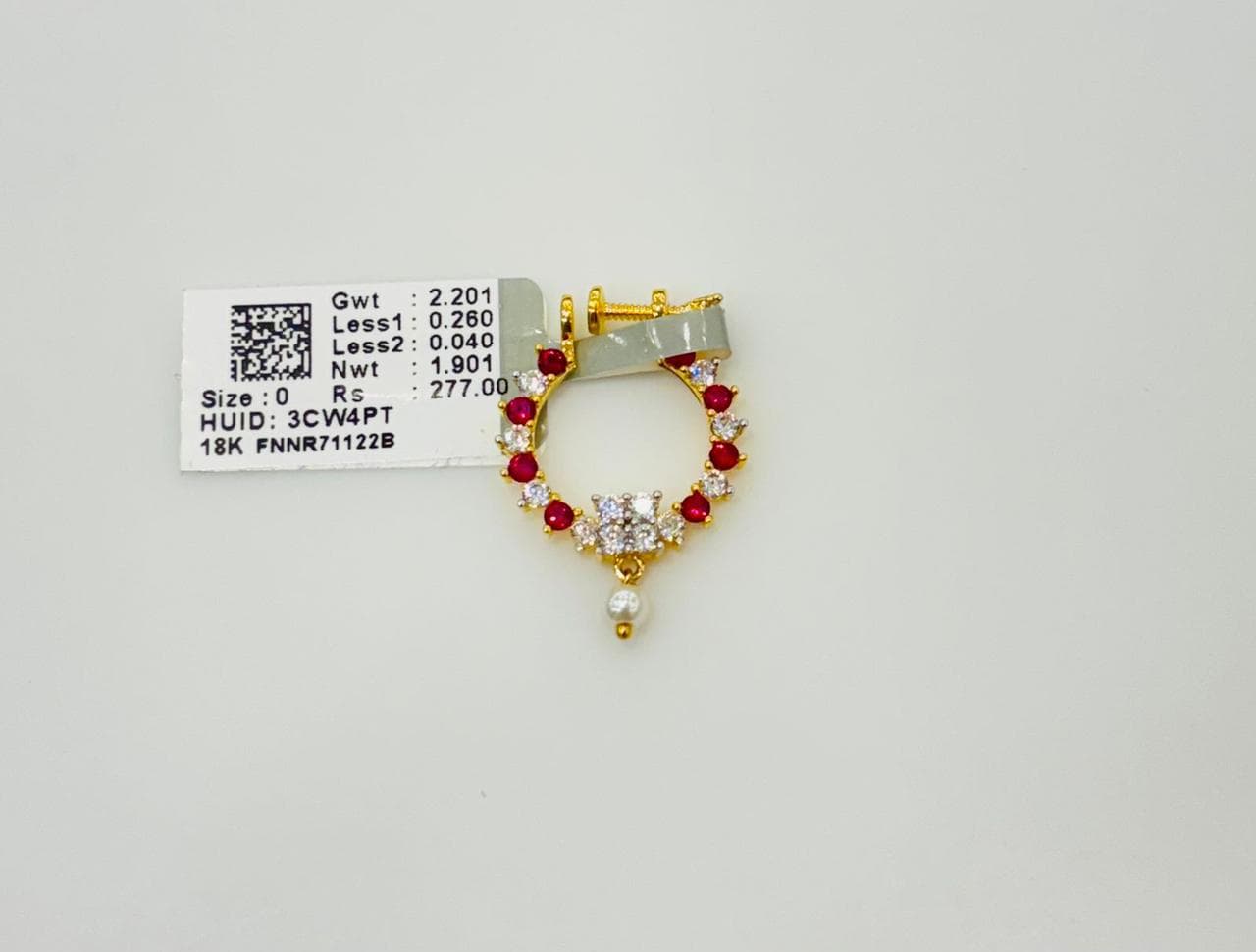 Imperial Diamond Nose Pin