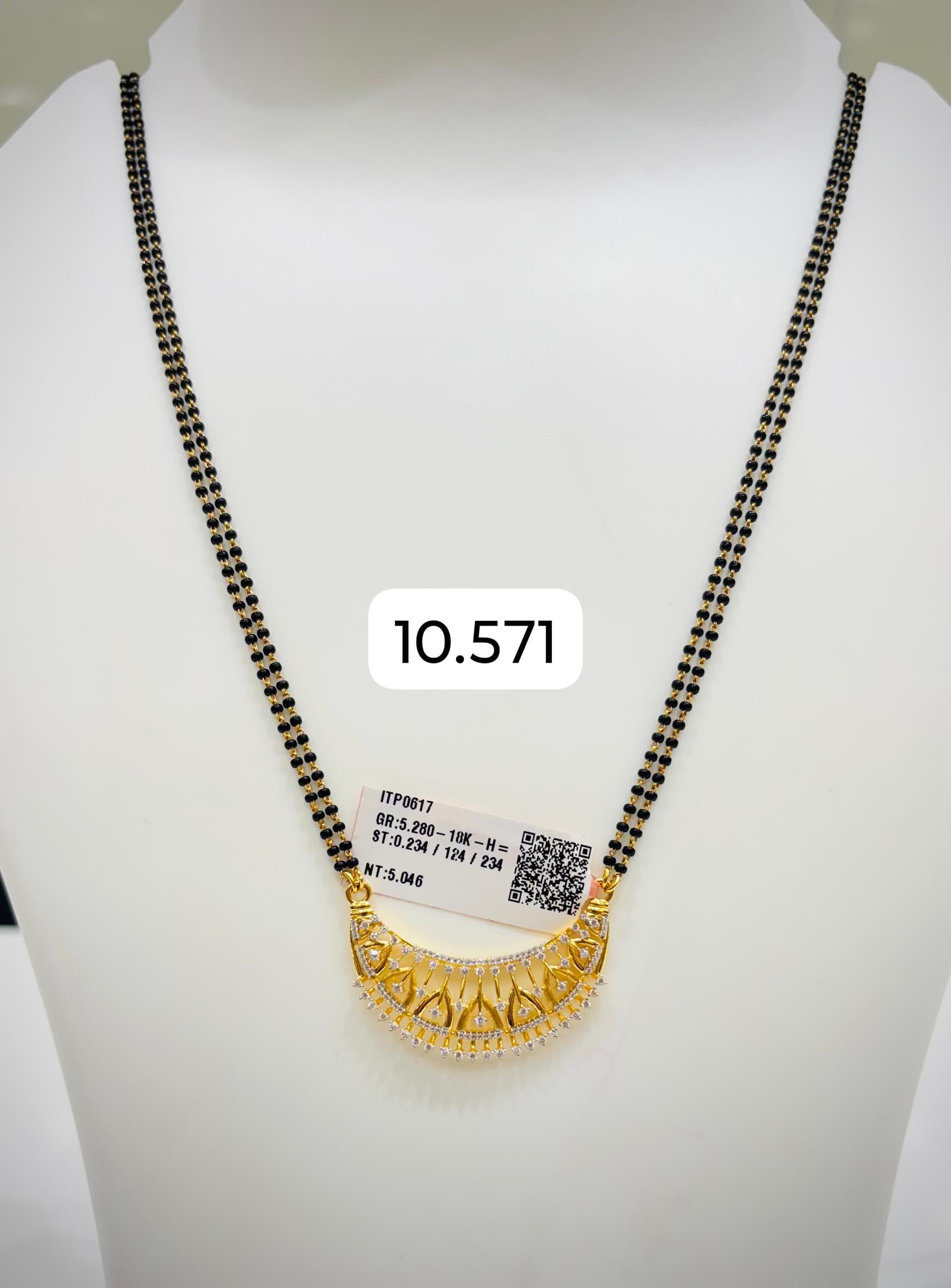 Radiant Diamond Mangalsutra